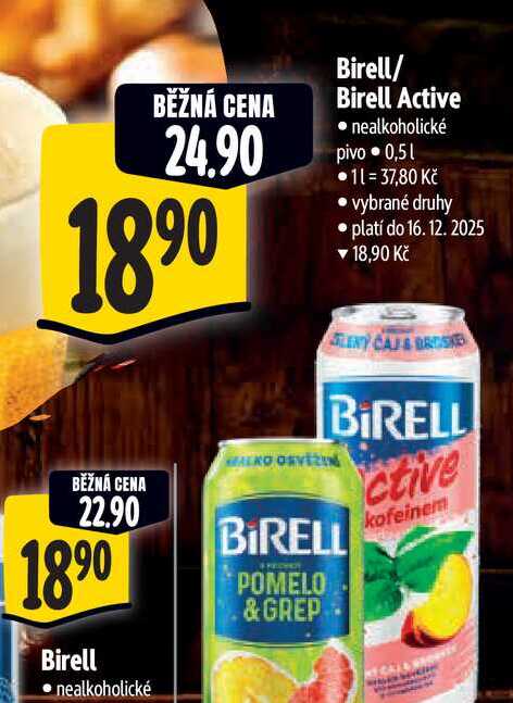   Birell/ Birell Active 0,5 l