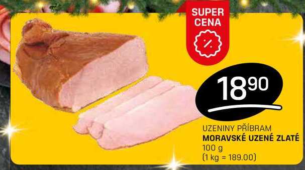 MORAVSKÉ UZENÉ ZLATÉ 100 g