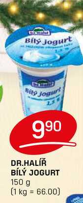 DR.HALÍŘ BÍLÝ JOGURT 150 g 