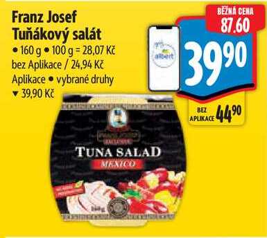 Franz Josef Tuňákový salát, 160 g 