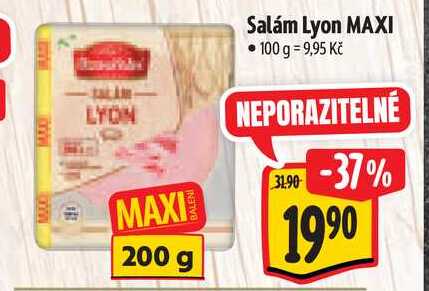 Salám Lyon MAXI, 200 g