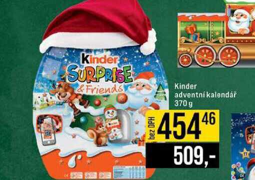 Kinder adventní kalendář 370 g