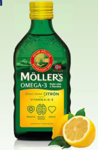 Möller’s Omega-3 rybí olej citrón 250 ml