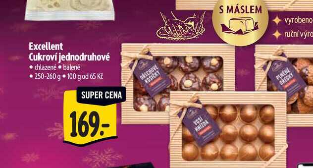Excellent Cukroví jednodruhové 250-260 g