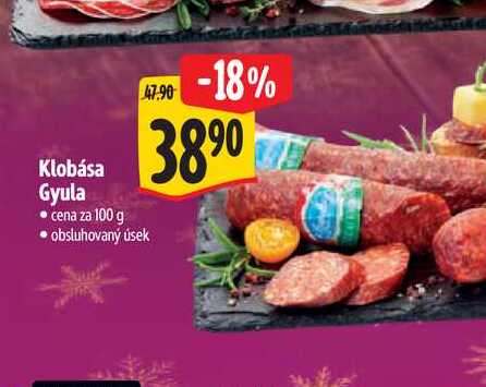 Klobása Gyula 100 g