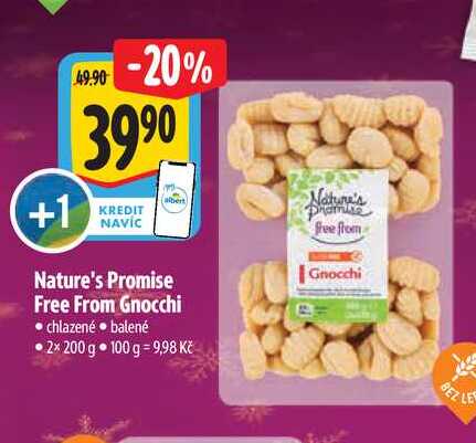   Nature's Promise Free From Gnocchi 2x200 g