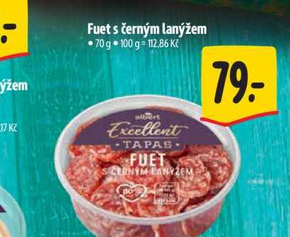 Fuet s černým lanýžem 70 g