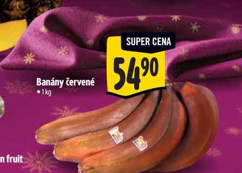 Banány červené 1 kg