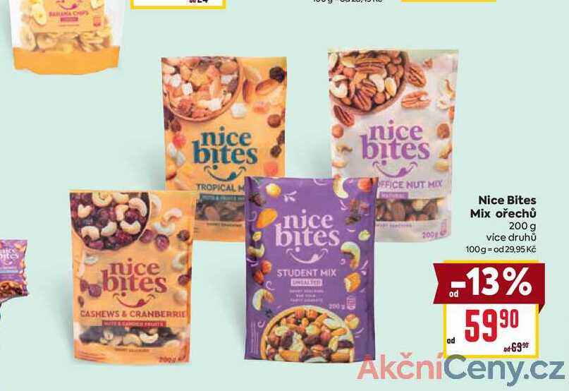 Nice Bites Mix ořechů 200 g 