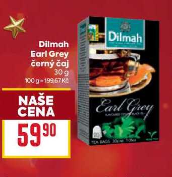 Dilmah Earl Grey černý čaj 30 g 