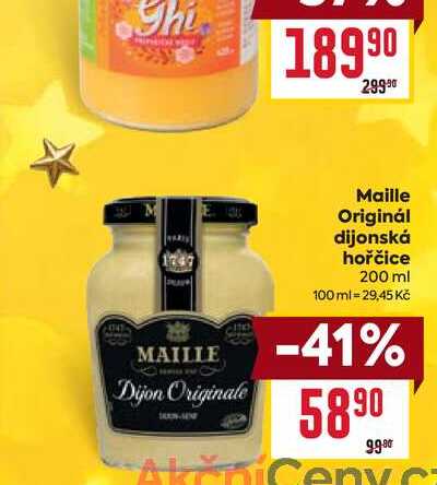 Maille Originál dijonská hořčice 200 ml