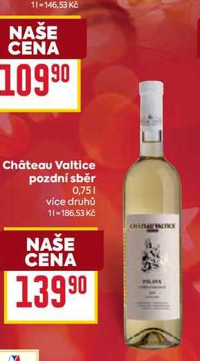 Château Valtice pozdní sběr 0,75l