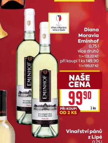 Diana Moravia Eminhof 0,75l