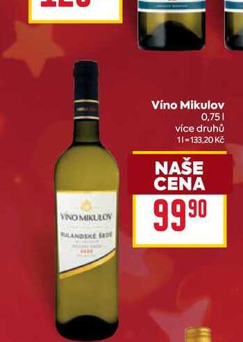 Víno Mikulov 0,75l 