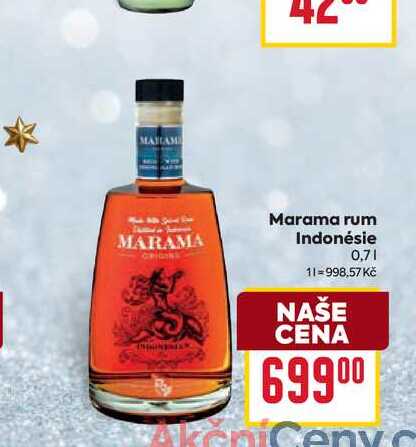 Marama rum Indonésie 0,7l