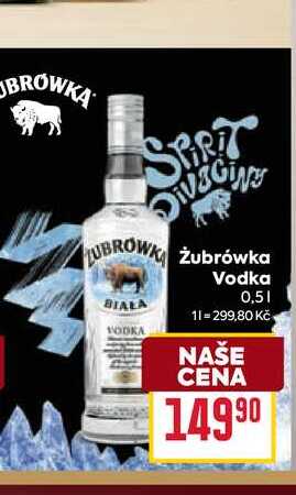 Żubrówka Vodka 0,5l v akci