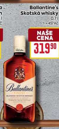 Ballantine's Skotská whisky 0,7l