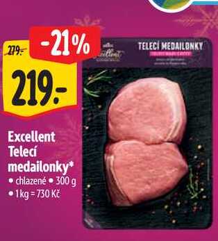 Excellent Telecí medailonky, 300 g