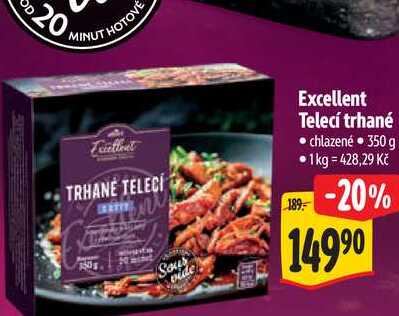 Excellent Telecí trhané, 350 g