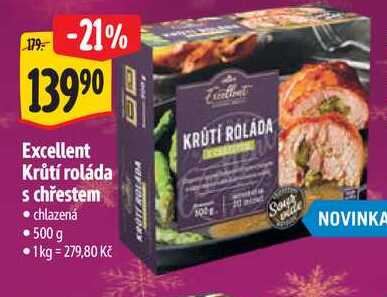 Excellent Krůtí roláda s chřestem, 500 g