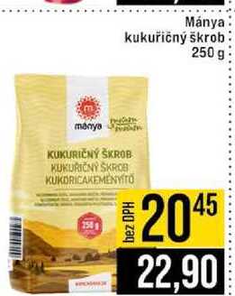 Mánya kukuřičný škrob 250 g