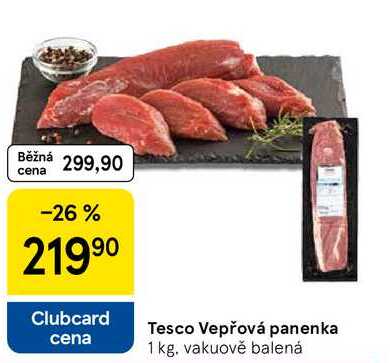 Tesco Vepřová panenka, 1 kg 