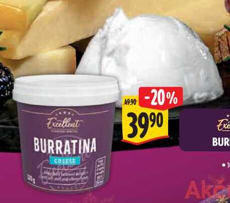 BURRATINA, 100 g pevný podíl