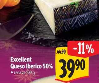 Excellent Queso Iberico 50%, cena za 100 g  