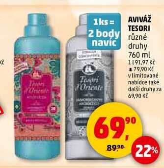 AVIVÁŽ TESORI, 760 ml