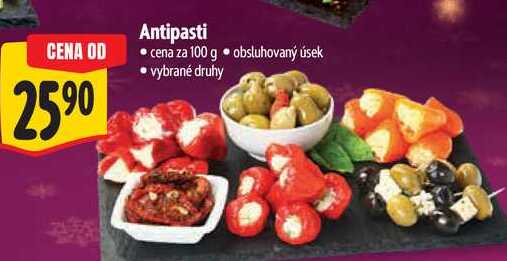 Antipasti, cena za 100 g