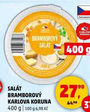 SALÁT BRAMBOROVÝ KARLOVA KORUNA, 400 g