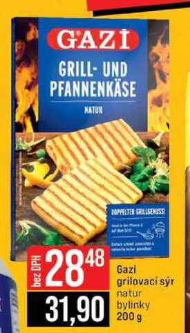 Gazi grilovaci sýr natur bylinky 200 g 