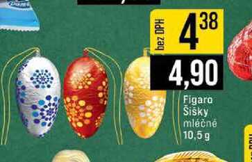 Figaro Sisky mléčné 10,5 g