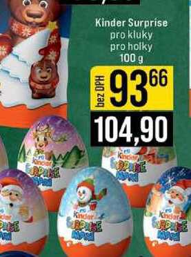Kinder Surprise pro kluky pro holky 100 g