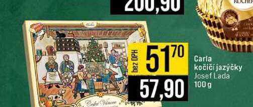 Carla kočičí jazýčky Josef Lada 100 g 