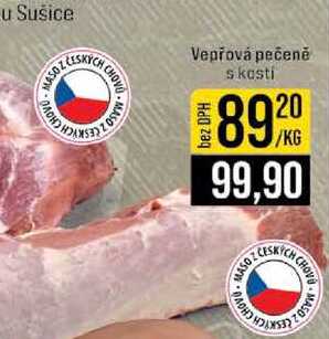 Vepřová pečeně s kasti 1kg
