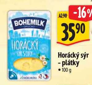  Horácký sýr - plátky, 100 g  