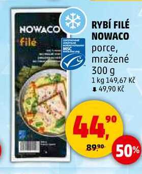 RYBÍ FILÉ NOWACO, 300 g 
