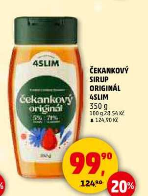 ČEKANKOVÝ SIRUP ORIGINÁL 4SLIM, 350 g