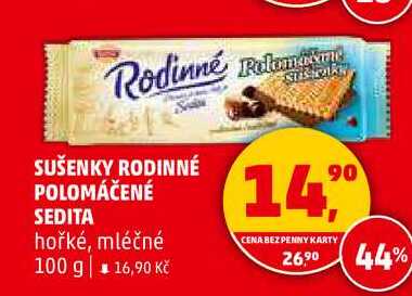 SUŠENKY RODINNÉ POLOMÁČENÉ SEDITA, 100 g