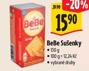 BeBe Sušenky, 130g 