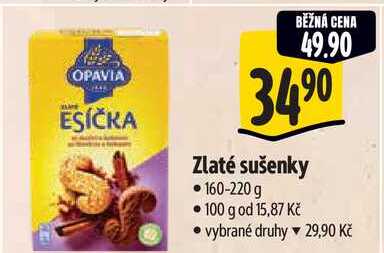 Zlaté sušenky, 160-220g