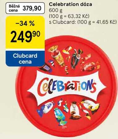 Celebration dóza, 600 g
