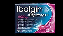 Ibalgin® Rapidcaps 400 mg 30 měkkých tobolek