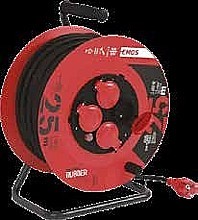 EMOS VENKOVNÍ PRODLUŽOVACÍ KABEL NA BUBNU 4 ZÁSUVKY, 25 M