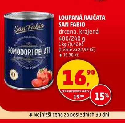LOUPANÁ RAJČATA SAN FABIO, 400 g