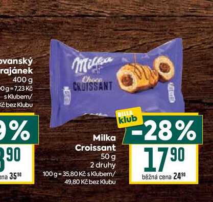 Milka Croissant 50 g 