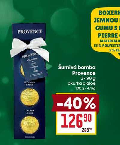 Šumivá bomba Provence 3x 90 g 