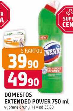 DOMESTOS EXTENDED POWER 750 ml