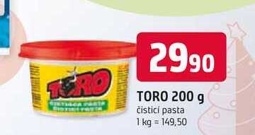 TORO 200 g čisticí pasta